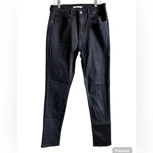 Levi’s 721 HIGH RISE SKINNY Jeans Black Women’s Size 30.